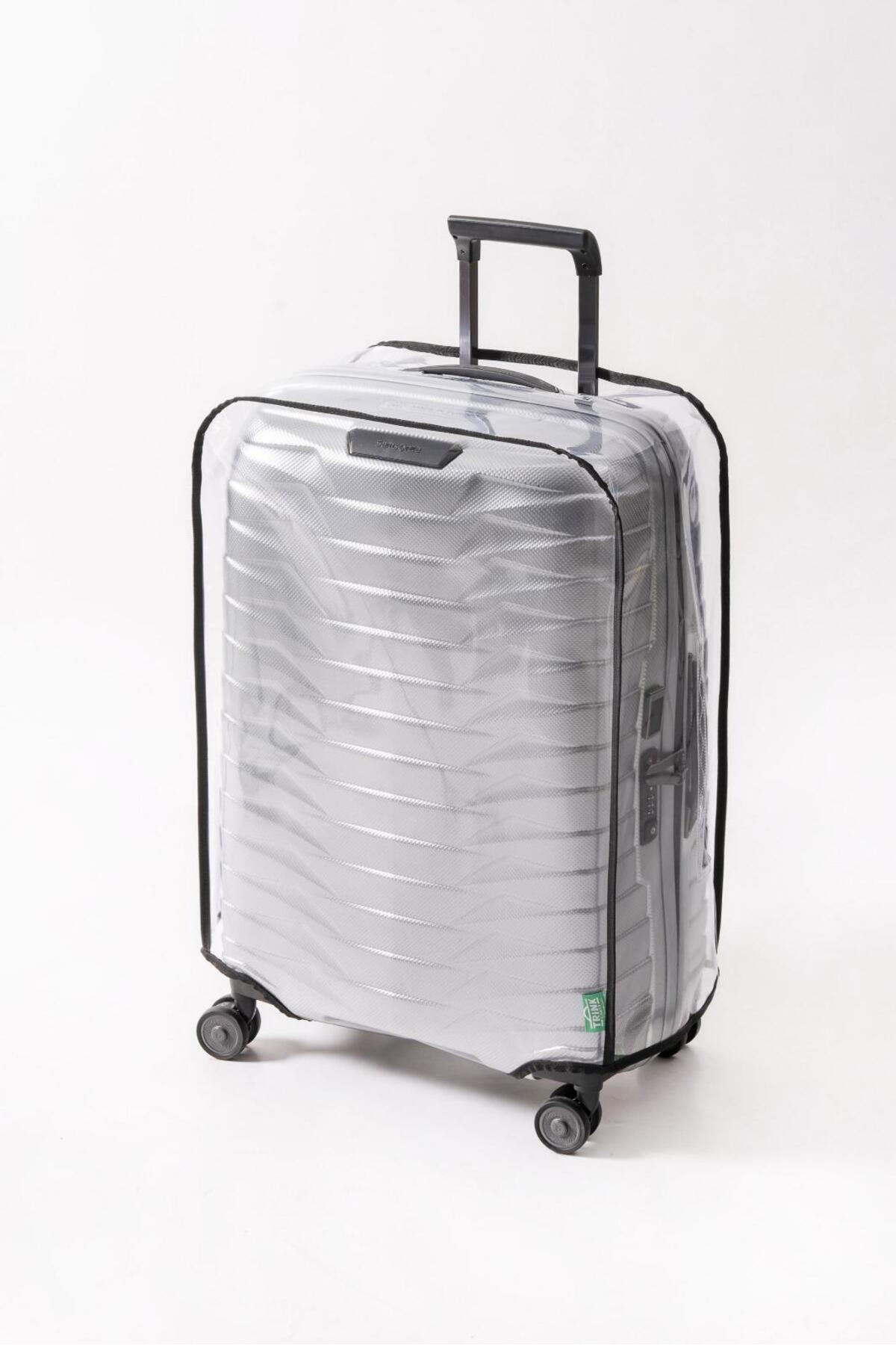 Şeffaf Valiz Kılıfı Koruyucu Bavul Koruyucu Kılıf *PVC*