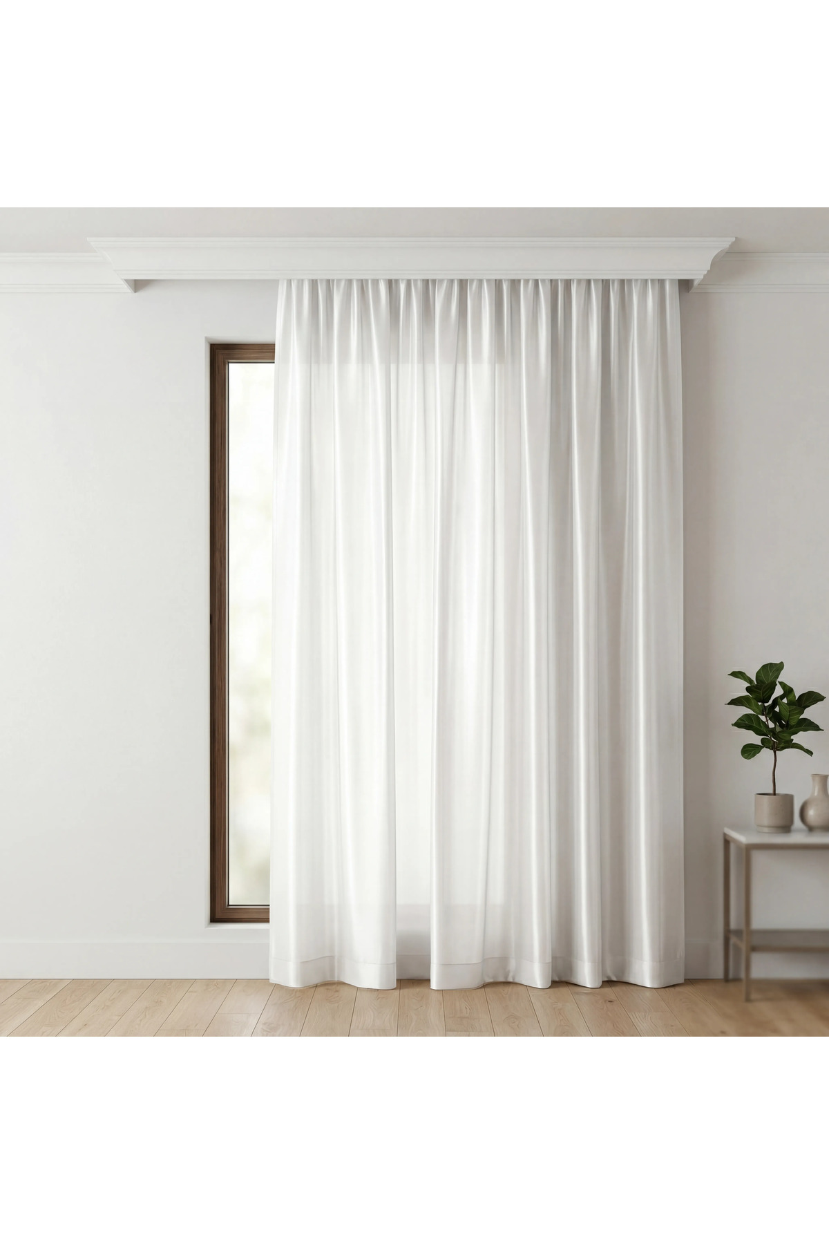 Beyaz Saten Güneşlik-Fonluk veya Tül Her Kombine Yakışan Tiftiklenmez! En iyi kalite Uygun