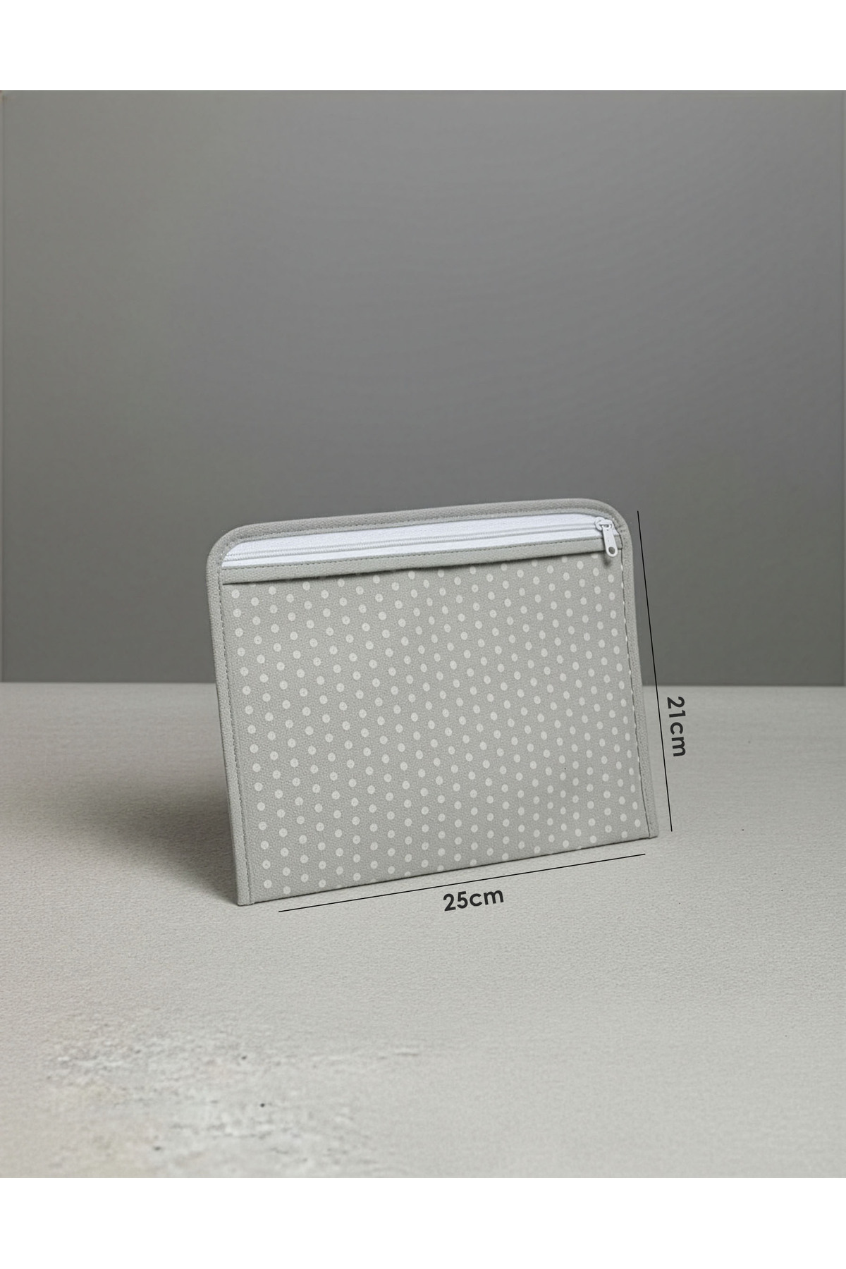 6'LI SET Gri Puantiyeli Dolap İçi Düzenleyici Organizer 6 Parça