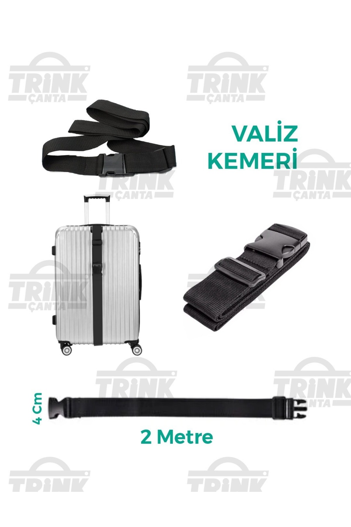 Valiz ve Bavul Kemeri 2 Adet