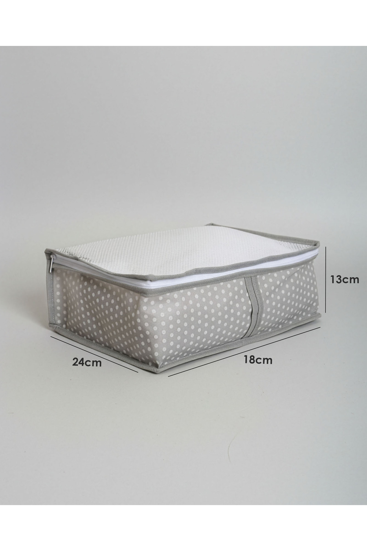 6'LI SET Gri Puantiyeli Valiz İçi Düzenleyici & Organizer 6 Parça