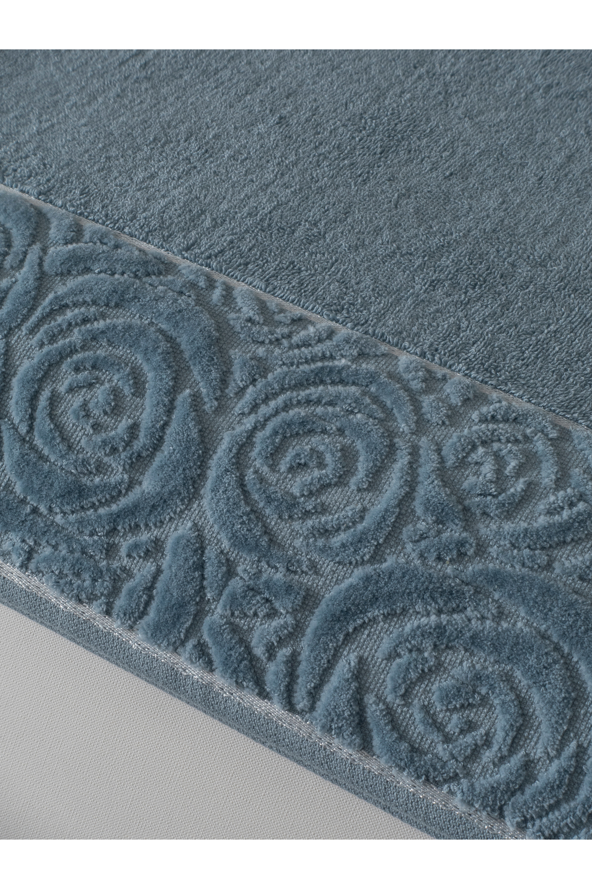 2 Adet 100x150 cm %100 Pamuk Banyo Havlusu Kabartma Desenli Yumuşak Emici Kalın Dokulu