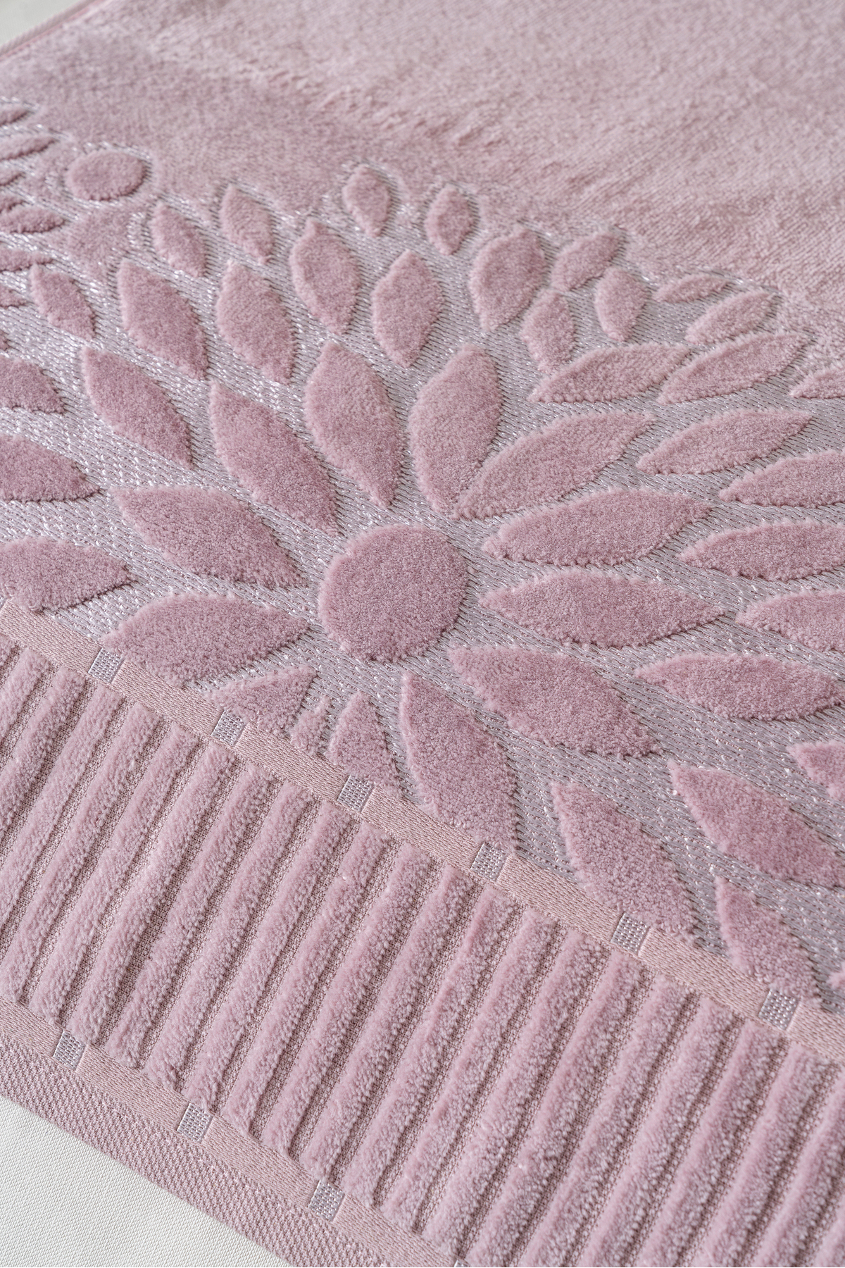 6'lı Güneş Desen 50x90 cm %100 Pamuk El Yüz Havlu Seti Yumuşak Dokulu Yüksek Emicilik