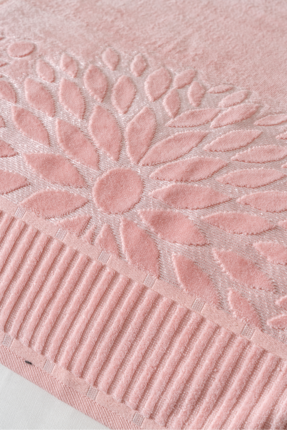 6'lı Güneş Desen 50x90 cm %100 Pamuk El Yüz Havlu Seti Yumuşak Dokulu Yüksek Emicilik