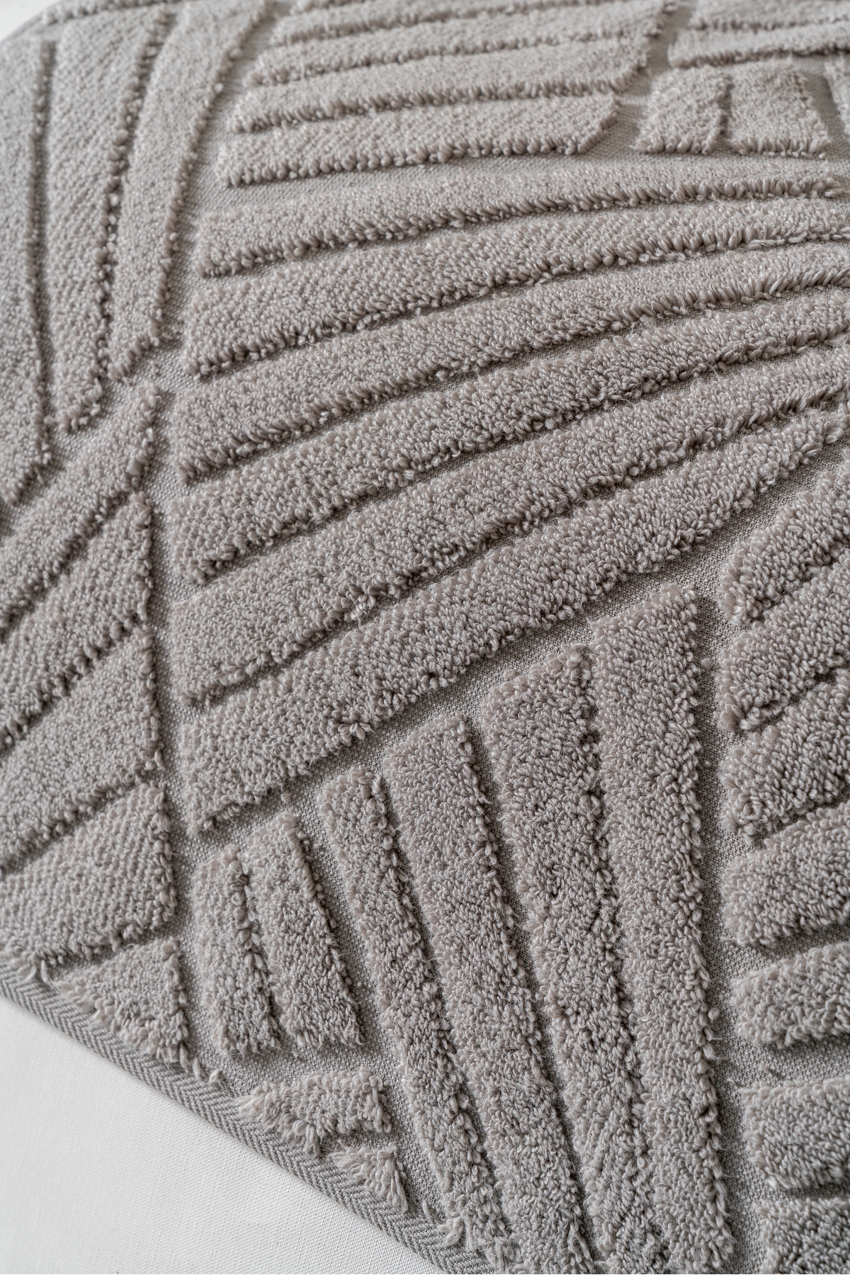 6 Parça 50x90 cm Modern Kabartmalı Desen El Yüz Havlusu %100 Organik Pamuk