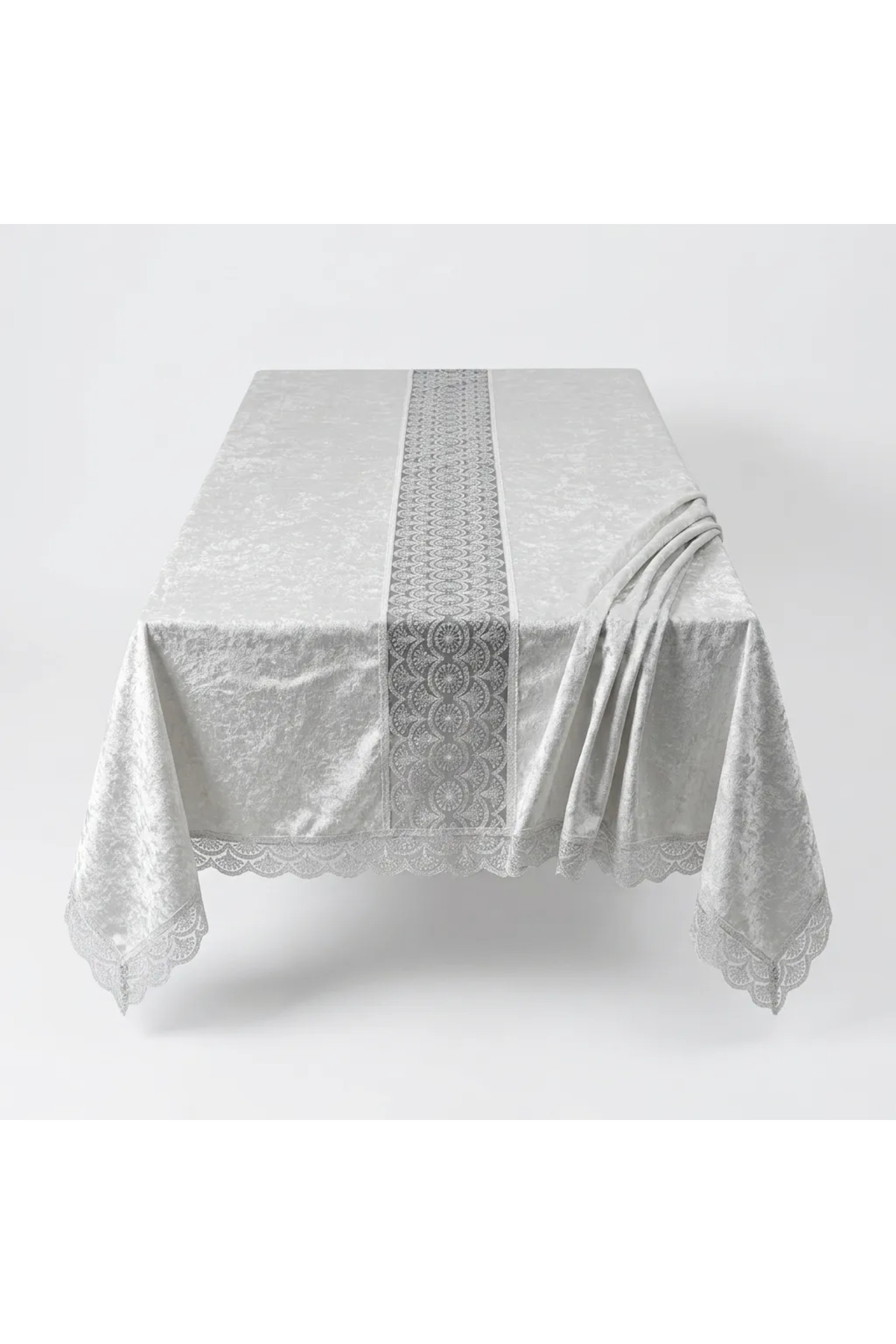 160 x 260 Ebatında 8 ve 12 Kişilik Masalara Uygun Leke Tutmaz Masa Örtüsü Premium