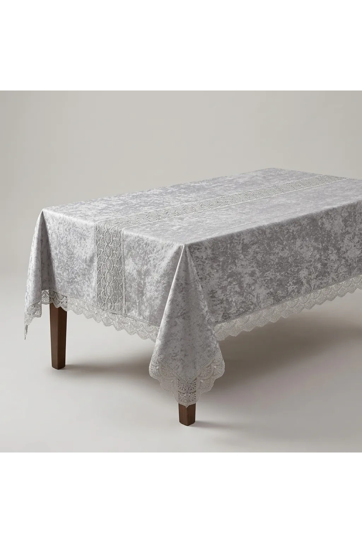 160 x 260 Ebatında 8 ve 12 Kişilik Masalara Uygun Leke Tutmaz Masa Örtüsü Premium