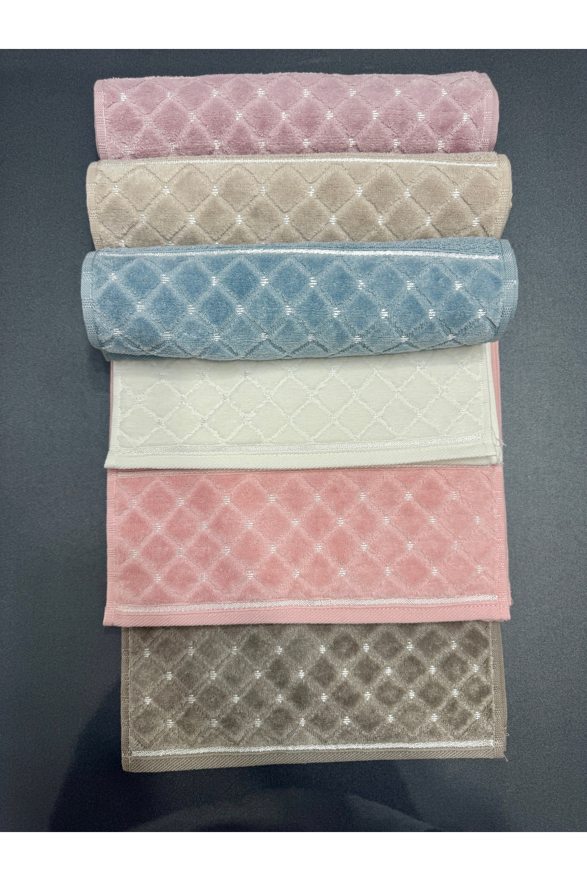 30x50 cm 6'lı Mutfak Havlusu %100 Organik Pamuk Yumuşak Doku Yüksek Emiş Gücü En