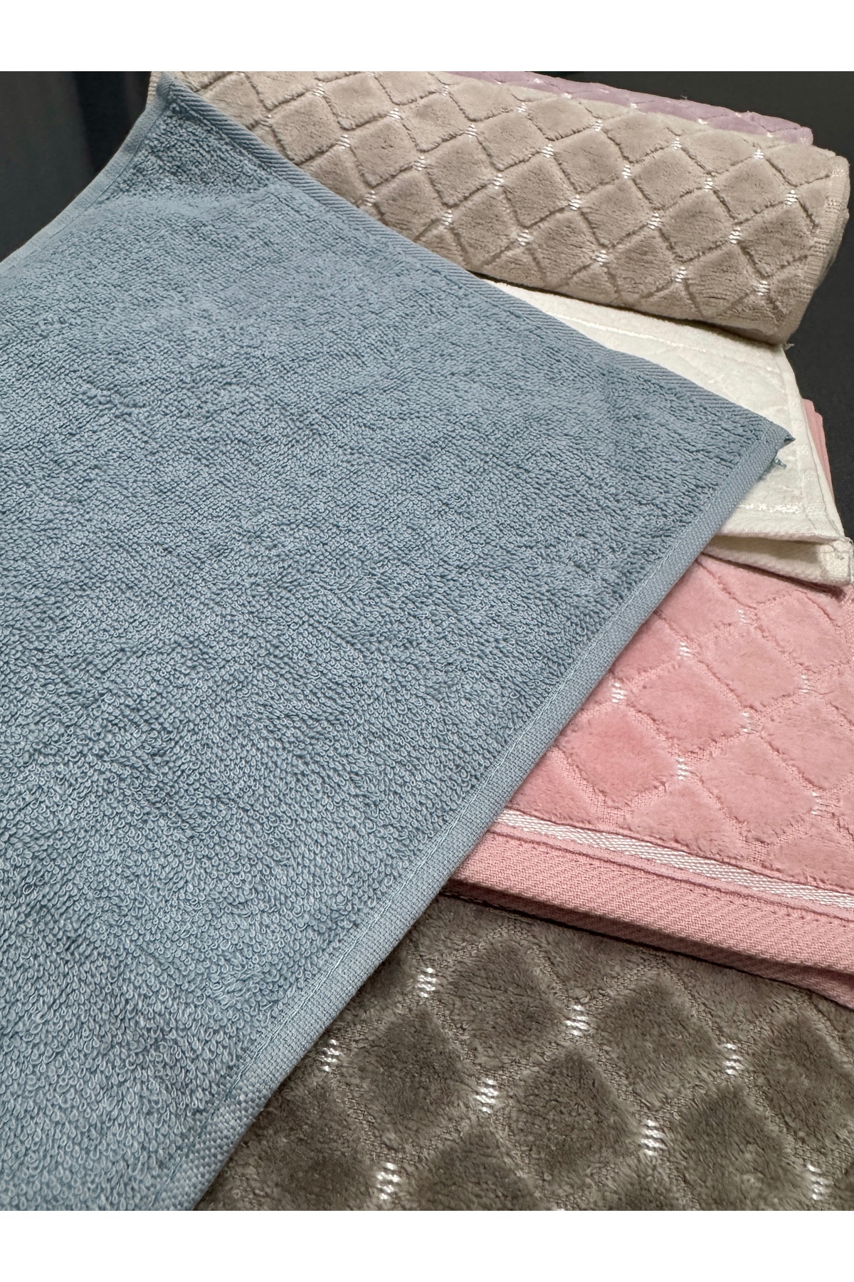 30x50 cm 6'lı Mutfak Havlusu %100 Organik Pamuk Yumuşak Doku Yüksek Emiş Gücü En