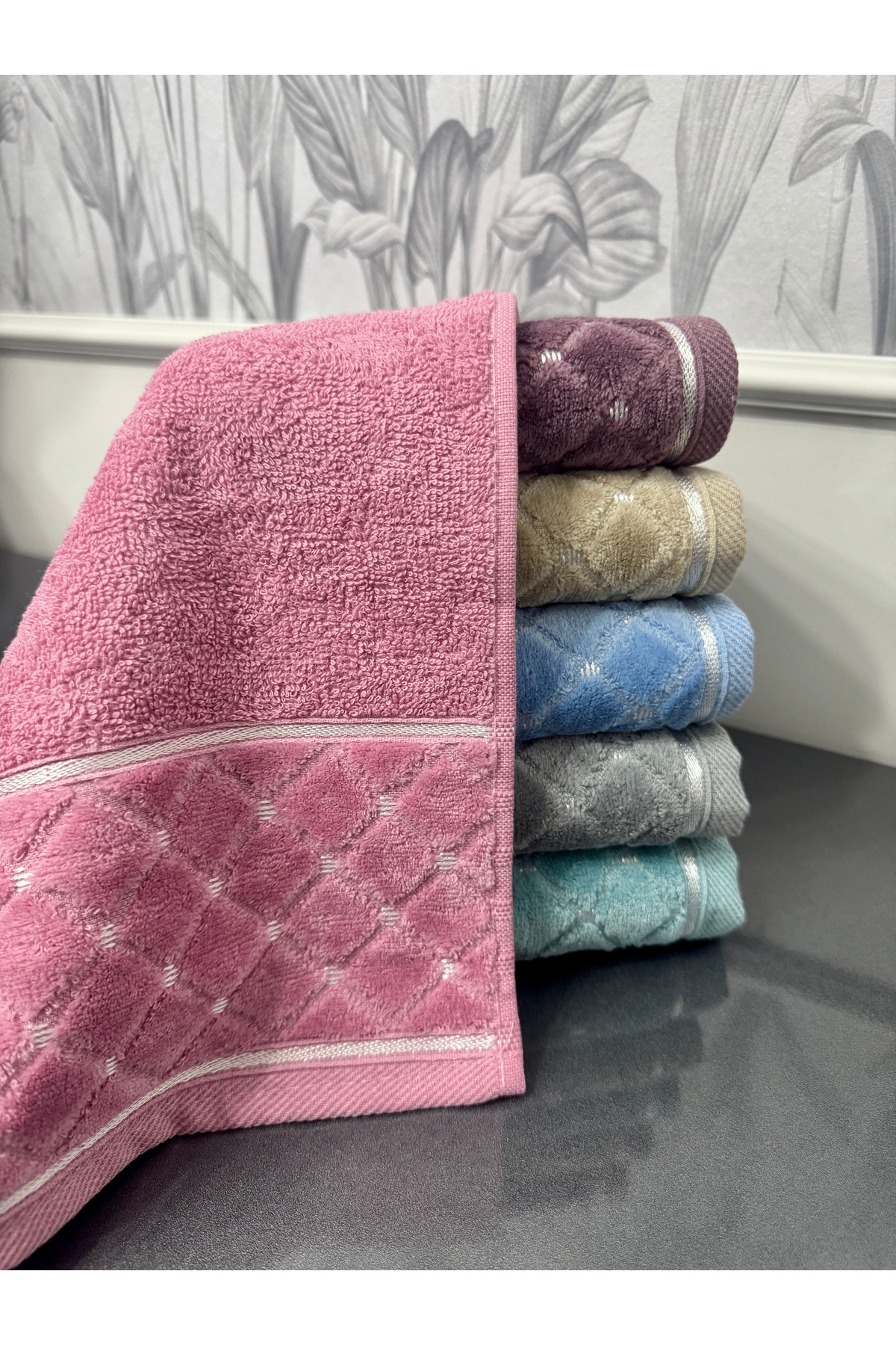 30x50 cm 6'lı Mutfak Havlusu %100 Organik Pamuk Yumuşak Doku Yüksek Emiş Gücü En