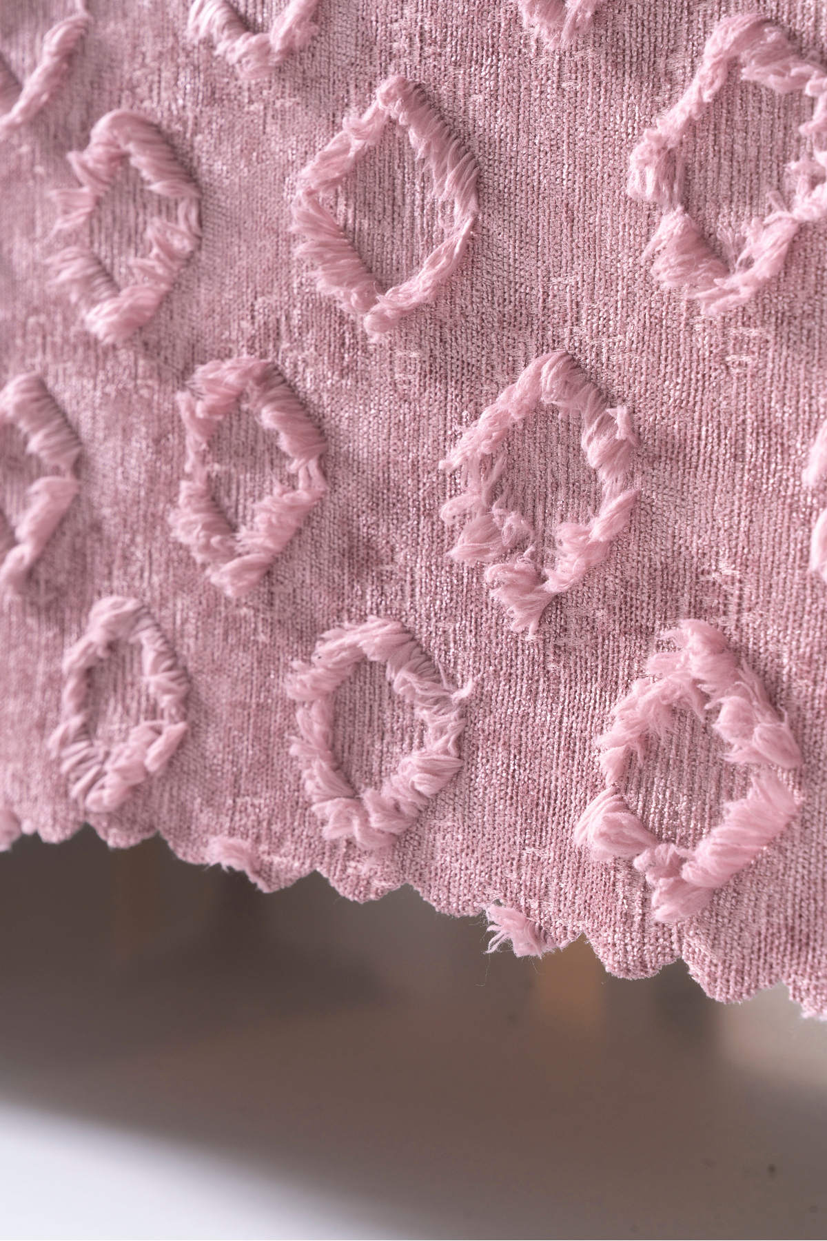 PEMBE Koltuk Örtüsü 175x215 cm Çekyat Örtüsü Premium Şönil Jakar Kumaş Kaydırmaz, Yıkanabilir